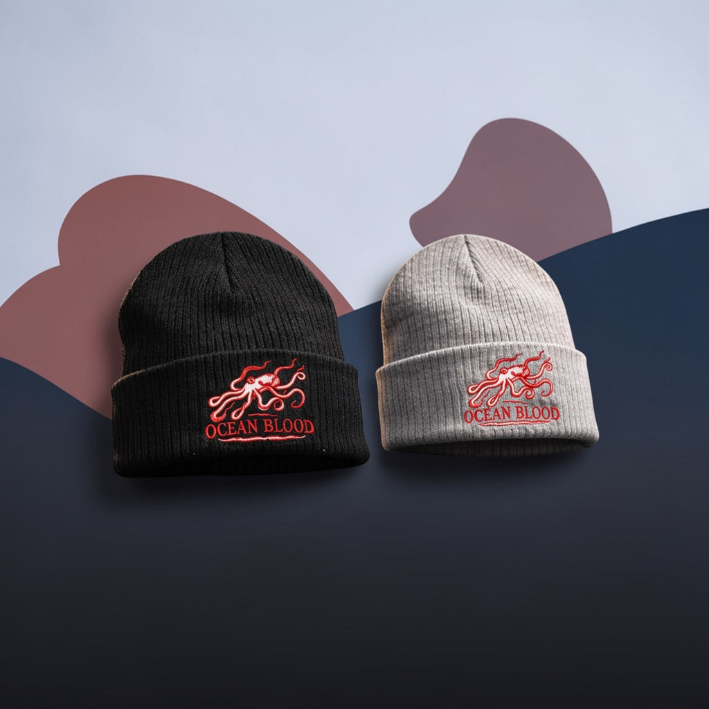 Ocean Blood Kraken Beanie