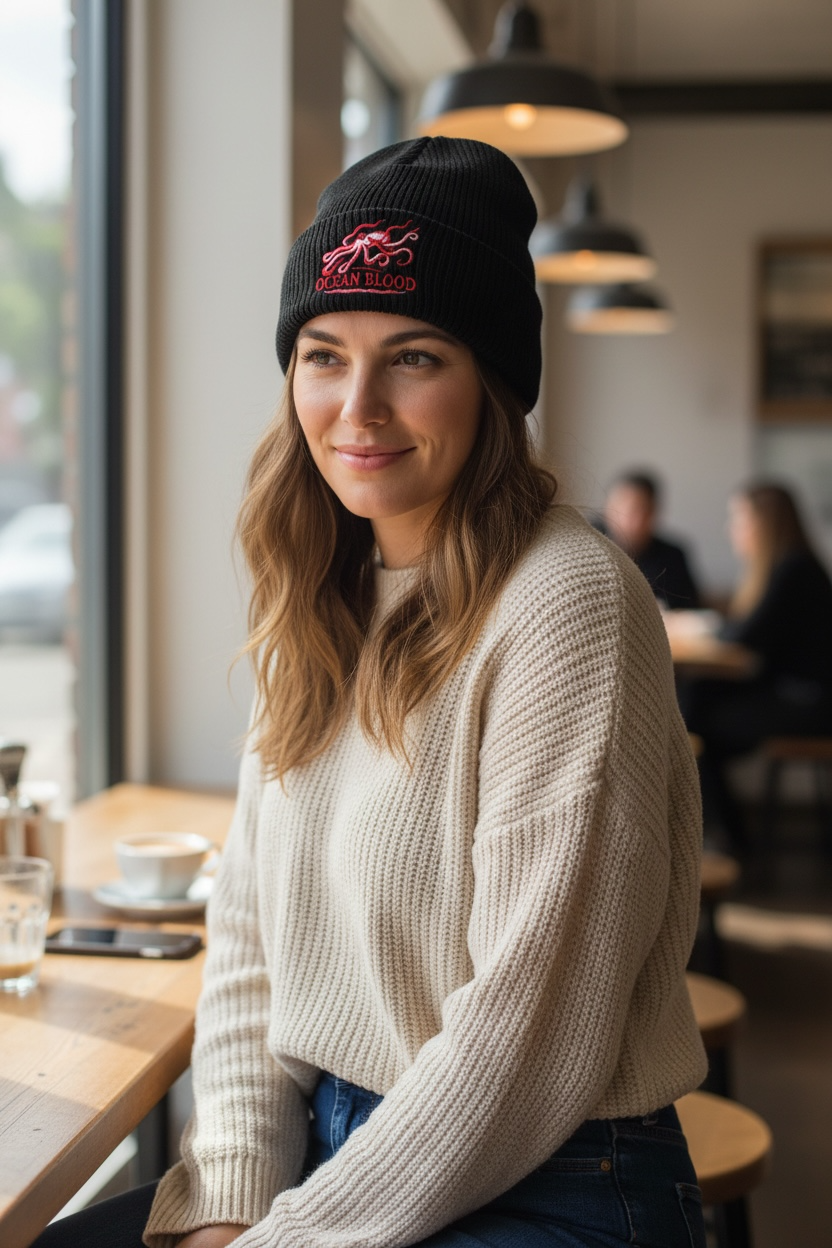 Ocean Blood Kraken Beanie